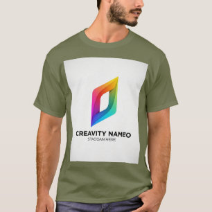 T-shirt Logo brillant : Innovation futuriste