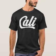 Logo Cali Bold Script (Blanc) pour les fans califo