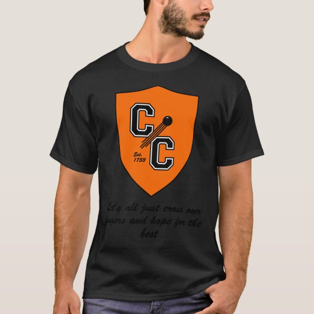 T-shirt Logo Chudley Cannons Avec Devise   (Devant)