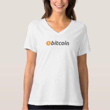 Logo classique Bitcoin avec texte