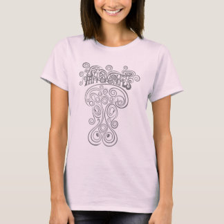 T-shirt Logo classique et Hippo, design au charbon de bois