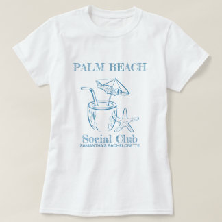 T-shirt Logo Club de plage social Retro Luxe Enterrement d