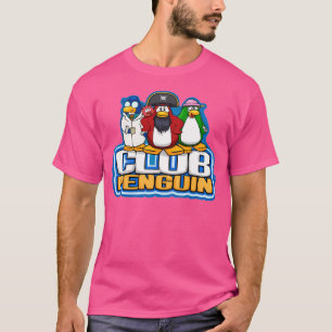 T-shirt Logo Club Penguin Avec Caractères