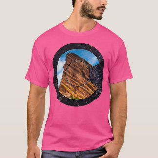 T-shirt Logo Colorado Red Rocks Stars
