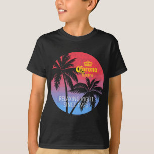 T-shirt Logo Corona Extra Circulaire Officiellement Autori
