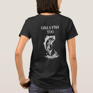 T-shirt Logo Crochet Pêche, Club de Pêche Personnalisé