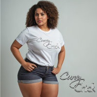 Logo Curvy Chick Chrome