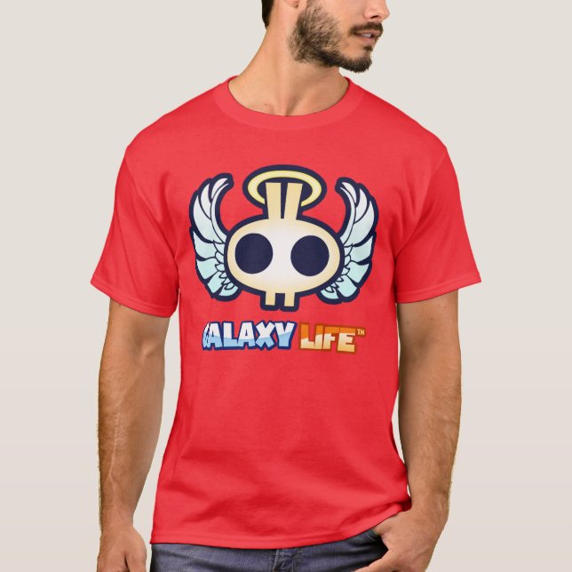 T-shirt Logo d'Alliance d'ange de la vie de galaxie (Devant)