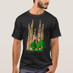 T-shirt Logo de Barcelone Gaudi