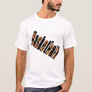 T-shirt Logo de Basketball fait de ballons de basket,
