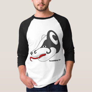 T-shirt Logo de blaireau, IscahAbbey.com