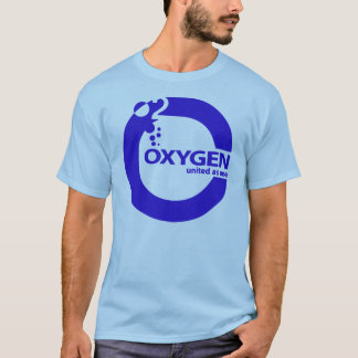 T-shirt Logo de bleu de l'oxygène