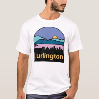 T-shirt Logo de Burlington, Sticker Vermont