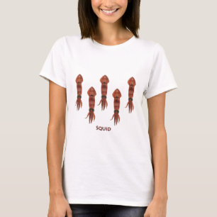 T-shirt Logo de calmar (illustration de couleur)