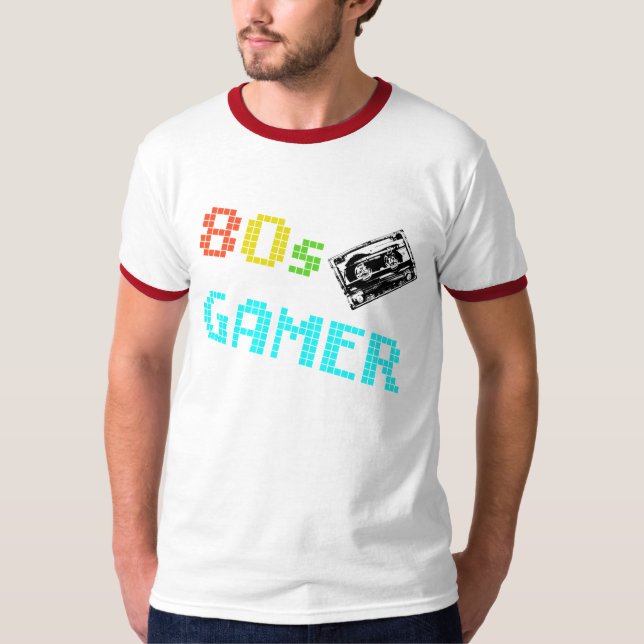 T-shirt Logo de cassette de spectre de ZX (Devant)