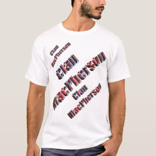 T-shirt Logo de Clan MacPherson Tartan,