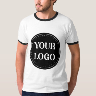 T-shirt Logo de code QR noir élégant, minimaliste et élanc