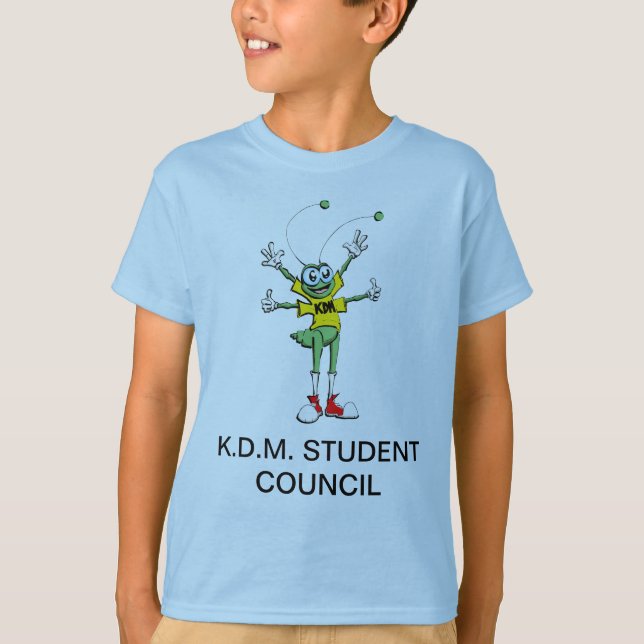 T-SHIRT LOGO DE CONSEIL D'ÉTUDIANT (Devant)