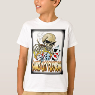 T-shirt Logo de crâne et de cartes de SCP