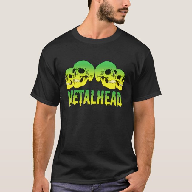 T-shirt Logo de crânes de MetalHead (Devant)