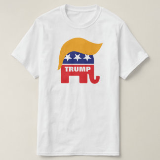 T-shirt Logo de Donald Trump Hair GOP Elephant
