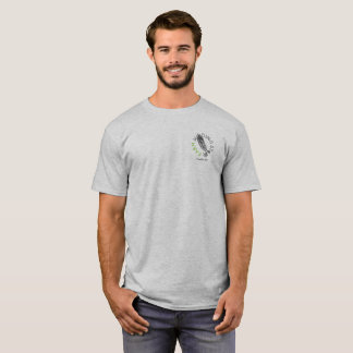T-shirt Logo de ferme d'escalier d'enroulement avec la