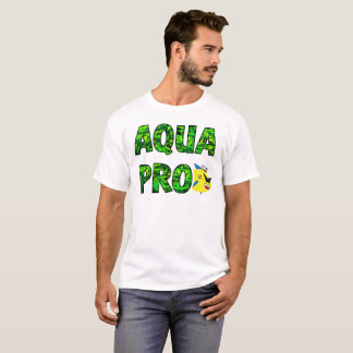 T-shirt Logo de feuille empilé par AQUAPRO