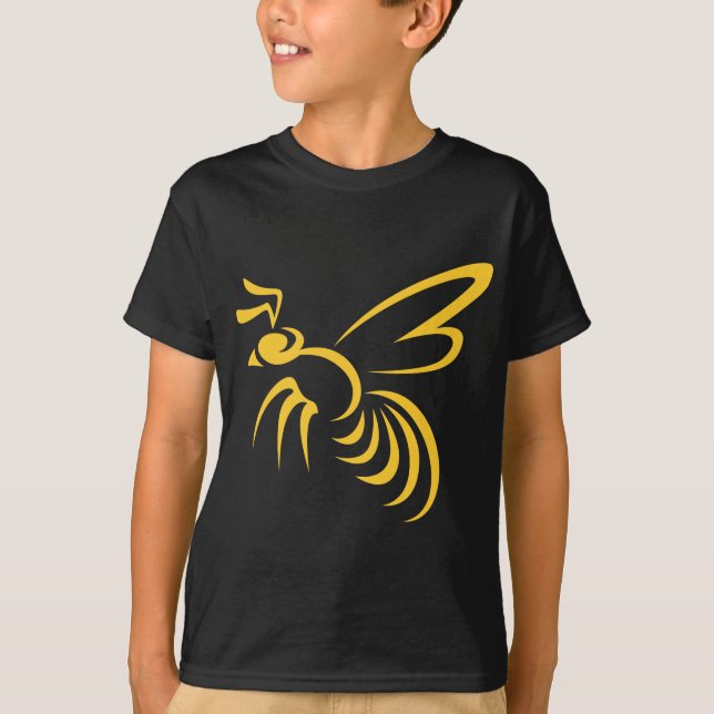 T-shirt Logo de frelon jaune (Devant)