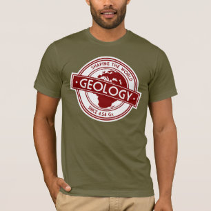 T-shirt Logo de géologie - Façonner le monde (Europe/Afriq