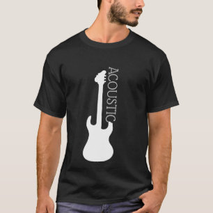 T-shirt Logo de guitare acoustique