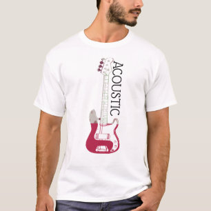 T-shirt Logo de guitare acoustique