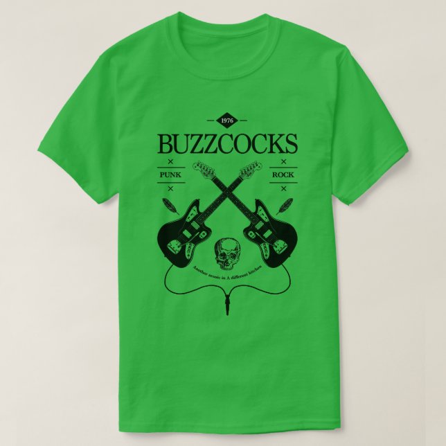 T-shirt Logo de guitare Buzzcocks (Design devant)