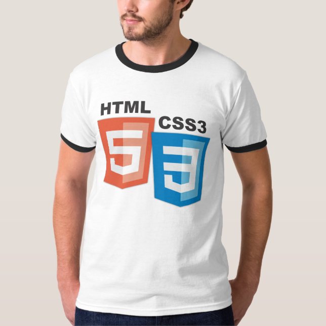 T-shirt Logo de HTML5 CSS3 (Devant)