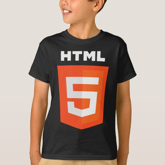 T-shirt Logo de HTML 5 (Devant)