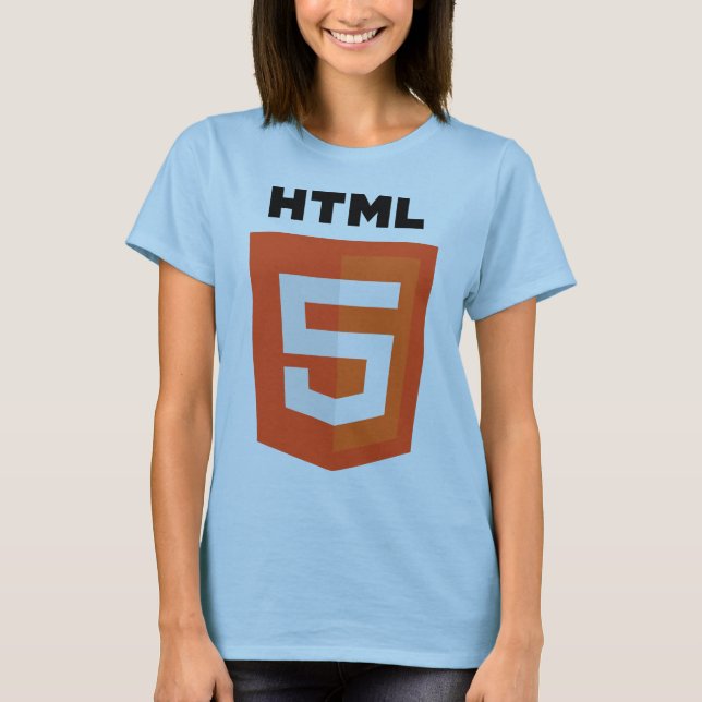T-shirt Logo de HTML 5 (Devant)