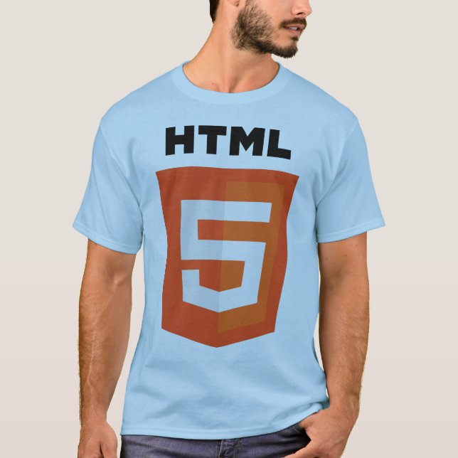 T-shirt Logo de HTML 5 (Devant)