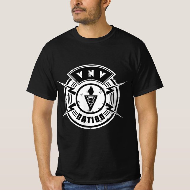 T-shirt Logo de la bande de la nation Vnv (Devant)