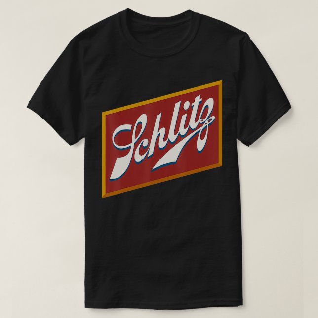 T-shirt Logo de la bière Schlitzs (Design devant)