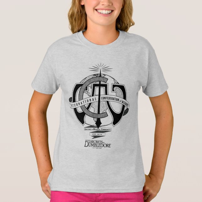 T-shirt Logo de la Confédération internationale des sorcie (Devant)