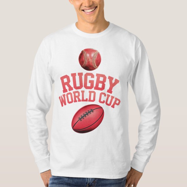 T-shirt Logo de la Coupe du monde de rugby avec placement  (Devant)