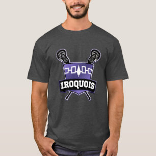 T-shirt Logo de la crosse du drapeau iroquois