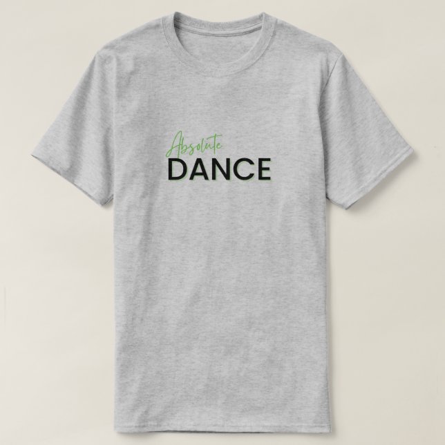 T-shirt Logo de la danse absolue masculine (Design devant)