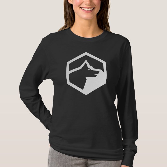 T-shirt Logo de la ferme Wolf Mountain (Devant)