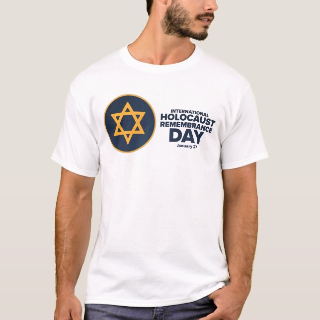 T-shirt Logo de la Journée internationale de commémoration (Devant)