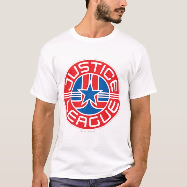T-shirt Logo de la Ligue de la Justice (Devant)