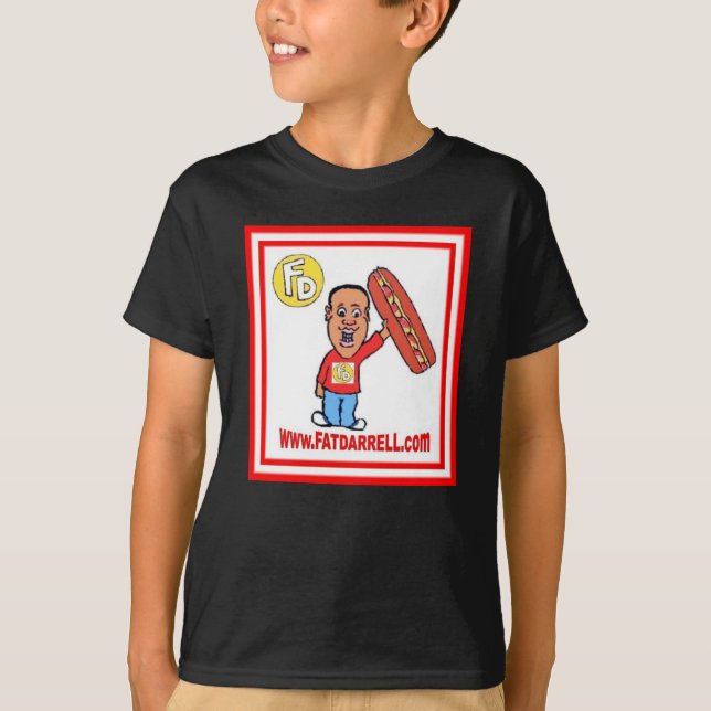 T-shirt Logo de la Pièce en t-Jeunesse FD1 (noir) (Devant)