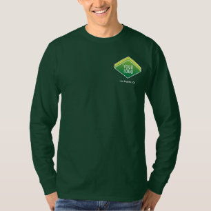 T-shirt Logo de la société de chemises à manches longues p