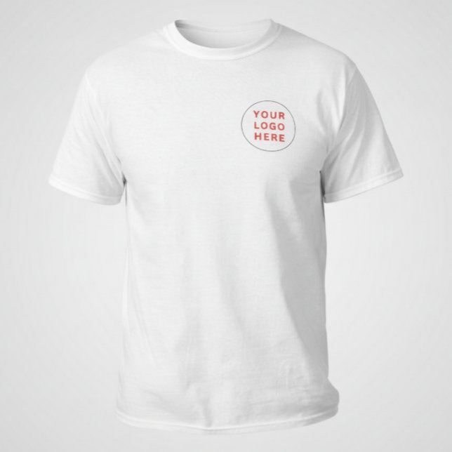 T-shirt Logo de la société promotionnelle | Petite entrepr (company logo t-shirts, promotional apparel, small business shirts, custom branded clothing, )