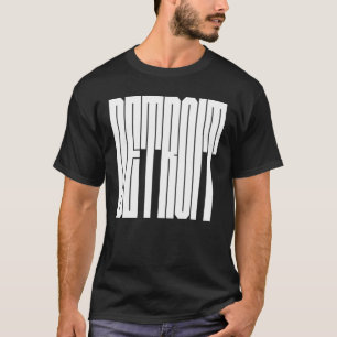 T-shirt logo de la ville de Détroit aux États-Unis