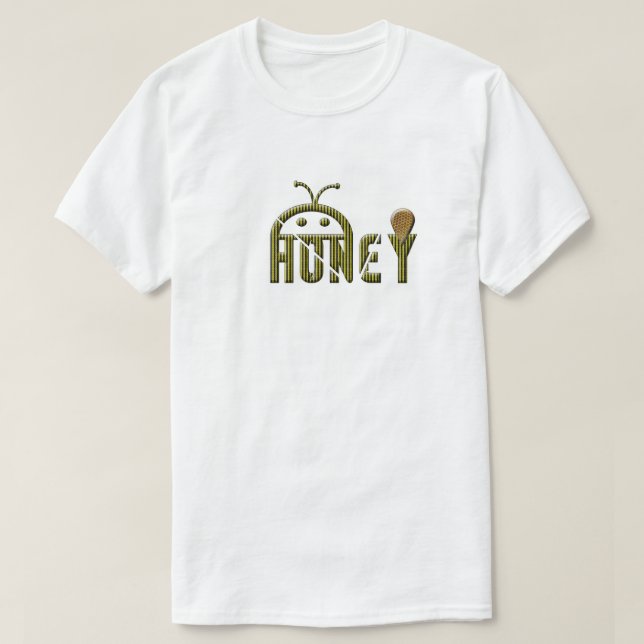 T-shirt Logo de l'abeille et du miel (Design devant)